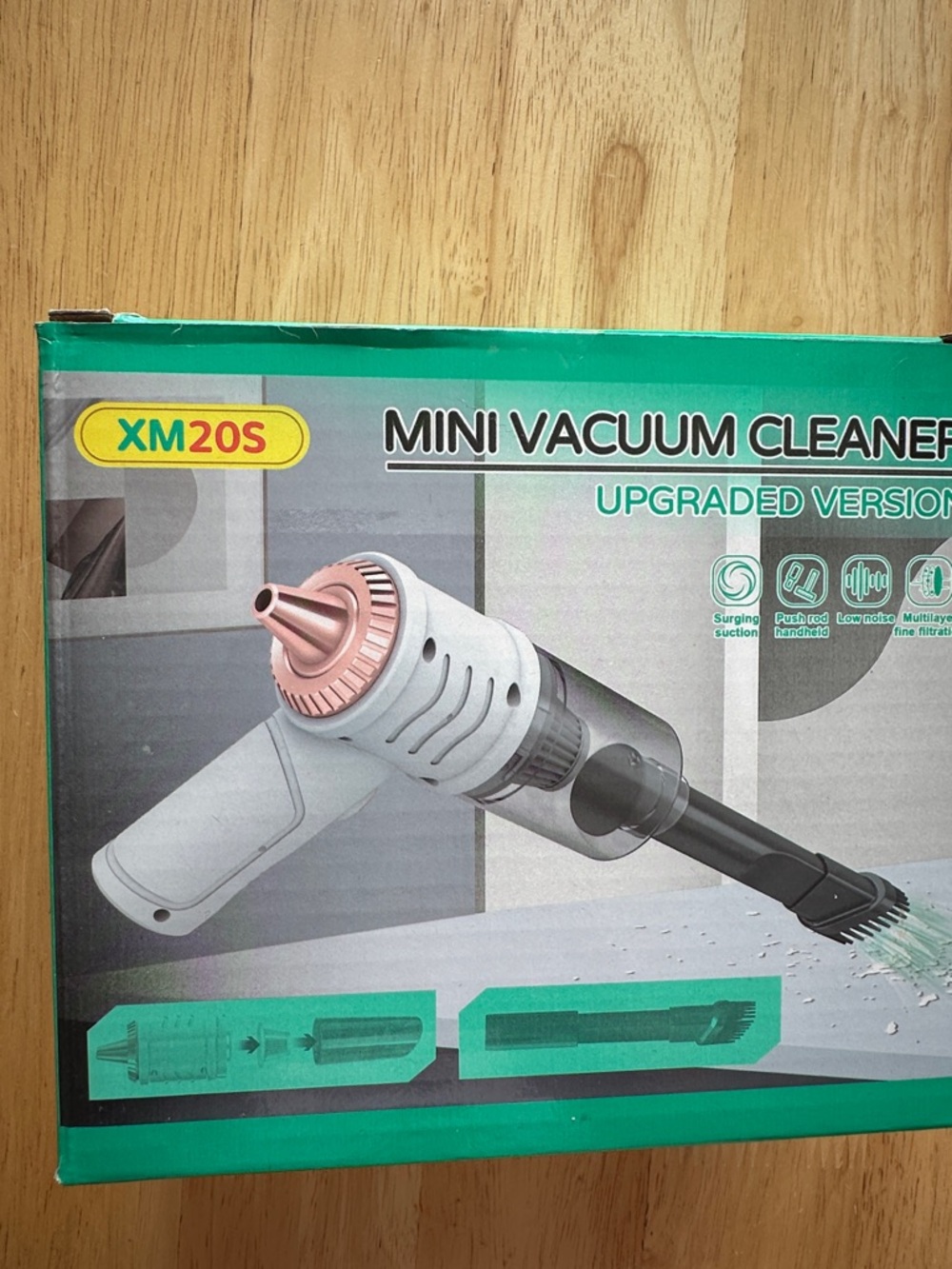 Mini Vacuum Cleaner - Blue - Picture 2 of 4